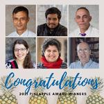 PCEC Faculty, Staff, and Student Honored with Pineapple Awards